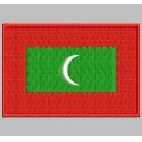 Parche Bordado Bandera MALDIVAS