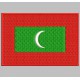 Parche Bordado Bandera MALDIVAS