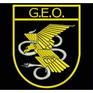 Parche Bordado GEO (Grupo Especial de Operaciones)
