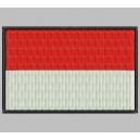 Parche Bordado Bandera INDONESIA
