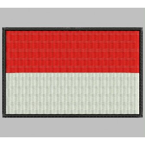 Parche Bordado Bandera INDONESIA