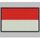 Parche Bordado Bandera INDONESIA
