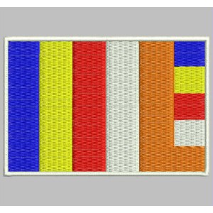 Parche Bordado Bandera BUDISTA