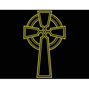 Parche Bordado CRUZ CELTA (VERTICAL)