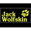 Parche Bordado JACK WOLFSKIN (Bordado AMARILLO / Fondo NEGRO))