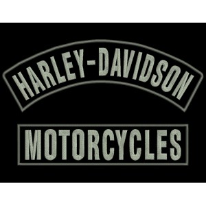 Parches Bordados HARLEY-DAVIDSON MOTORCYCLES (Set 2 uds.)