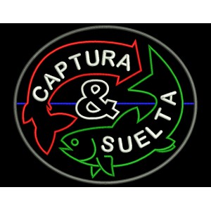 Parche Bordado PESCA (Captura y Suelta)