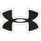 Parche Bordado UNDER ARMOUR (Bordado NEGRO / Fondo BLANCO)