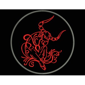 Parche Bordado TORO TRIBAL