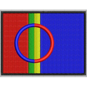 Parche Bordado Bandera LAPONIA (SAMI)