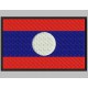 Parche Bordado Bandera LAOS