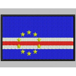 Parche Bordado Bandera CABO VERDE