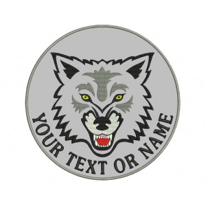 Parche Bordado MOTERO LOBO (Personalizable)
