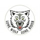 Parche Bordado MOTERO LOBO (Fondo BLANCO)