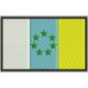 Parche Bordado Bandera CANARIAS (NACIONALISTA)