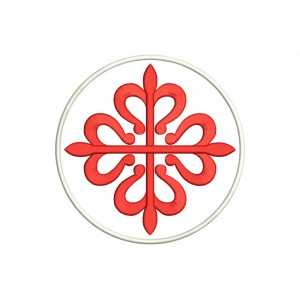 Parche Bordado CRUZ ORDEN CALATRAVA