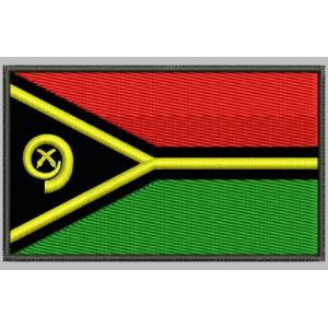 Parche Bordado Bandera VANUATU