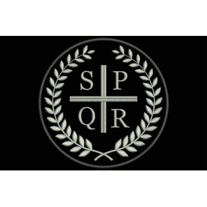 Parche Bordado SPQR (Legiones Romanas) 