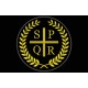 Parche Bordado SPQR (Bordado ORO) 