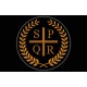 Parche Bordado SPQR (Bordado BRONCE) 