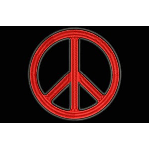 Parche Bordado Simbolo PAZ
