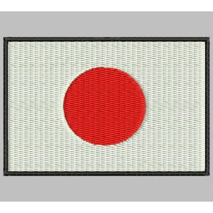 Parche Bordado Bandera JAPON