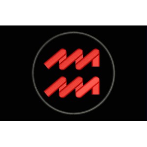 Parche Bordado SIGNO ACUARIO (ZODIACO)