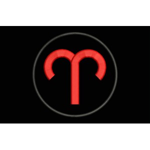 Parche Bordado SIGNO ARIES (ZODIACO)
