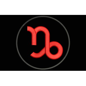 Parche Bordado SIGNO CAPRICORNIO (ZODIACO)