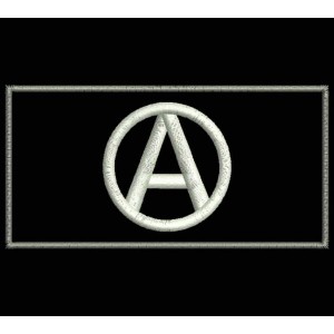Parche Bordado Bandera ANARQUISTA