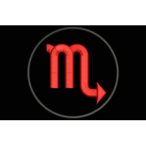 Parche Bordado SIGNO ESCORPIO (ZODIACO)