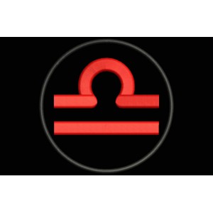 Parche Bordado SIGNO LIBRA (ZODIACO)