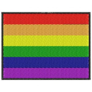 Parche Bordado Bandera GAY (LGTB)