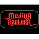 Parche Bordado MEDINA AZAHARA (Bordado ROJO / Fondo NEGRO)