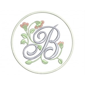 Parche Bordado LETRA "B" (Monograma)