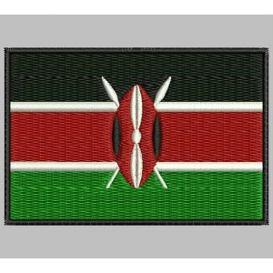 Parche Bordado Bandera KENIA