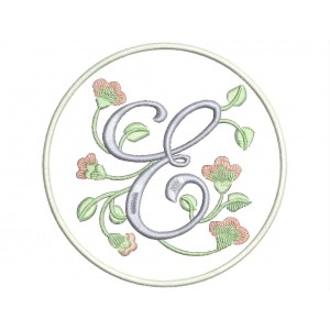 Parche Bordado LETRA "E" (Monograma)