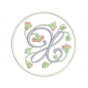 Parche Bordado LETRA "X" (Monograma)