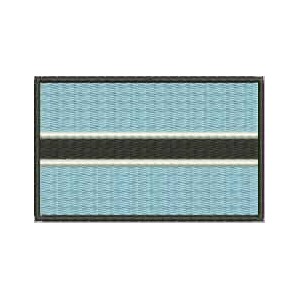 Parche Bordado Bandera BOTSWANA