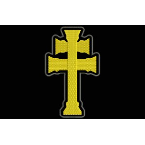 Parche Bordado CRUZ CARAVACA