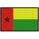 Parche Bordado Bandera GUINEA BISSAU