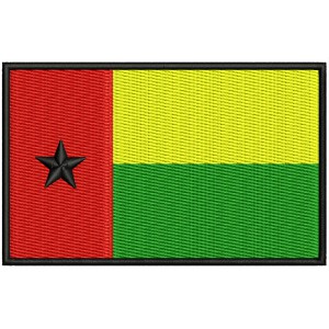 Parche Bordado Bandera GUINEA BISSAU