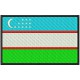 Parche Bordado Bandera UZBEKISTAN