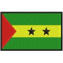 Parche Bordado Bandera SANTO TOME Y PRINCIPE