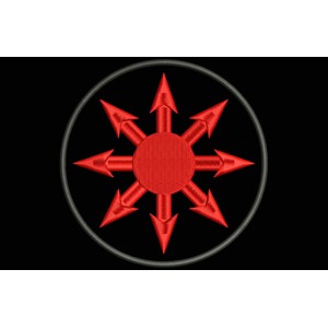 Parche Bordado ESTRELLA CAOS (Simple)