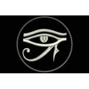 Parche Bordado OJO DE HORUS (SIMBOLOGIA EGIPCIA)