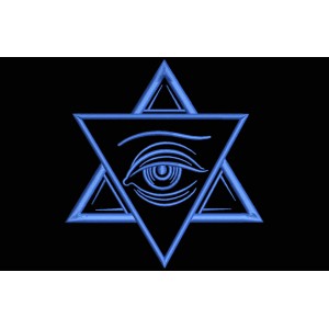 Parche Bordado OJO PROVIDENCIA (SIMBOLOGIA MASONICA)