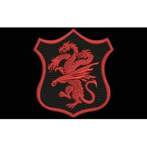 Parche Bordado ESCUDO TARGARIEN