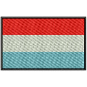 Parche Bordado Bandera LUXEMBURGO