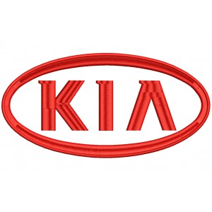 Parche Bordado KIA (Logo)